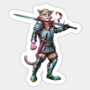Mog Knight - Cat Warrior Sticker